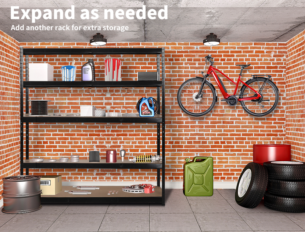 Traderight 1.8M Warehouse Rack Garage Shelving Racking Storage Shelves Steel - Picture 31 of 79