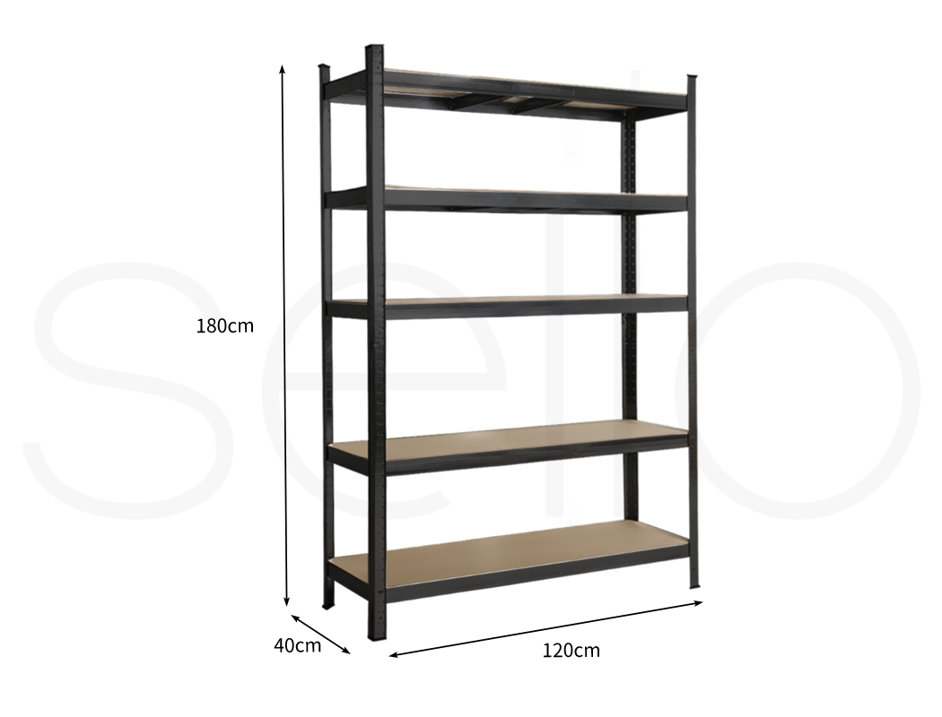 Traderight 1.8M Warehouse Rack Garage Shelving Racking Storage Shelves Steel - Picture 32 of 79
