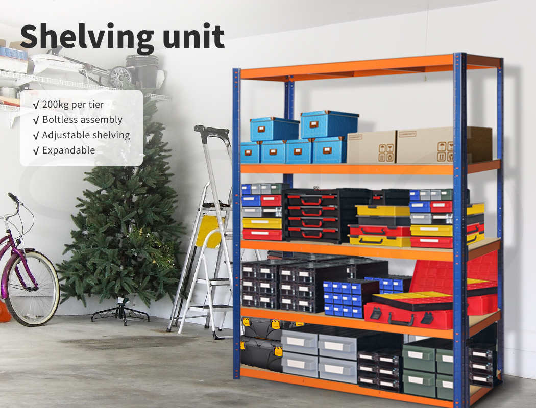 Traderight 1.8M Warehouse Rack Garage Shelving Racking Storage Shelves Steel - Picture 47 of 79