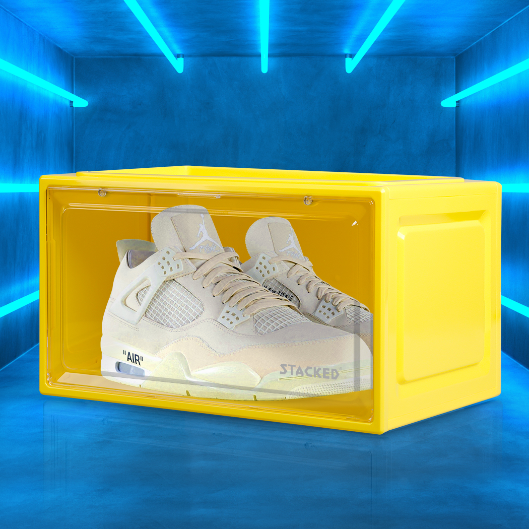 Shoe Storage Box Sneaker Display Case Collections Cabinet Stackable Magnetic - Picture 84 of 191