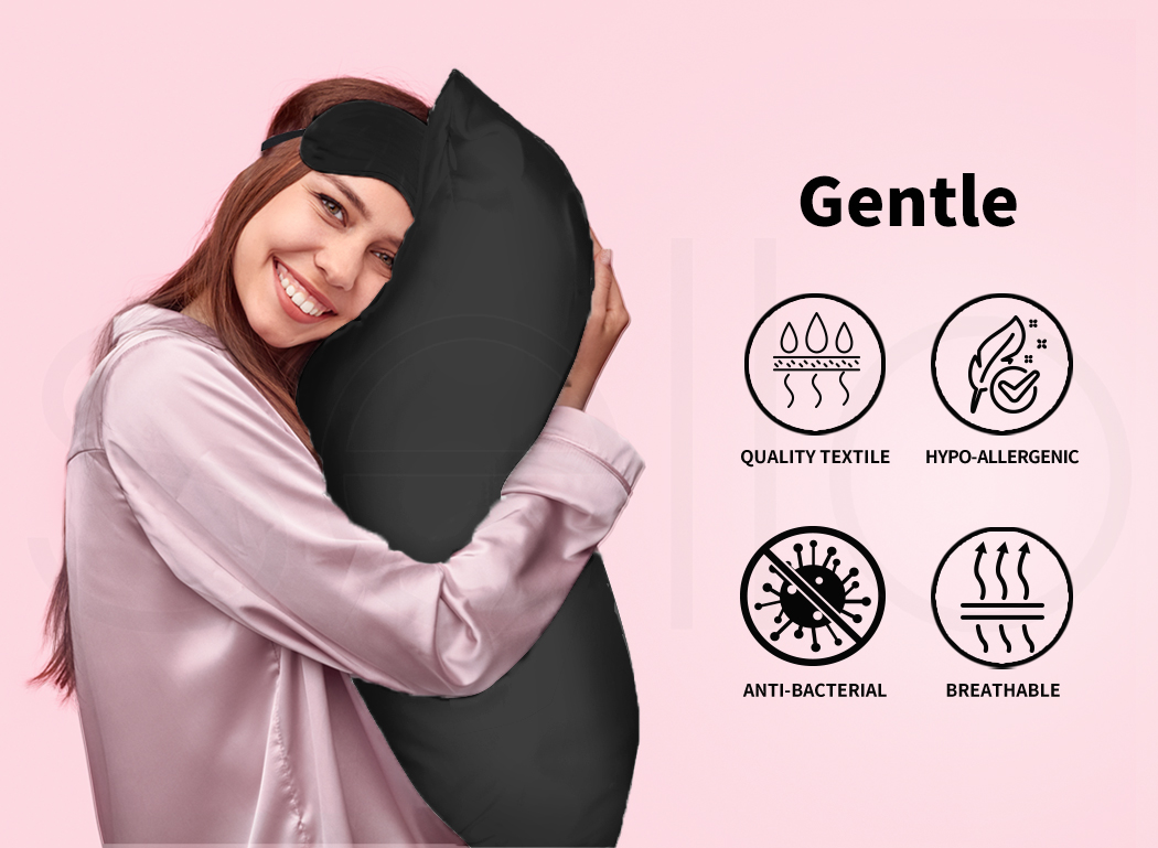 Dreamz Silk Pillow Case 100 Mulberry Slip Eye Mask Set Both Sided 25 Momme Gift eBay