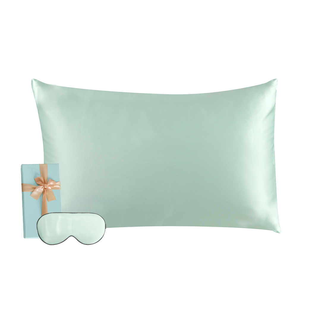 Dreamz Silk Pillow Case 100 Mulberry Slip Eye Mask Set Both Sided 25 Momme Gift eBay