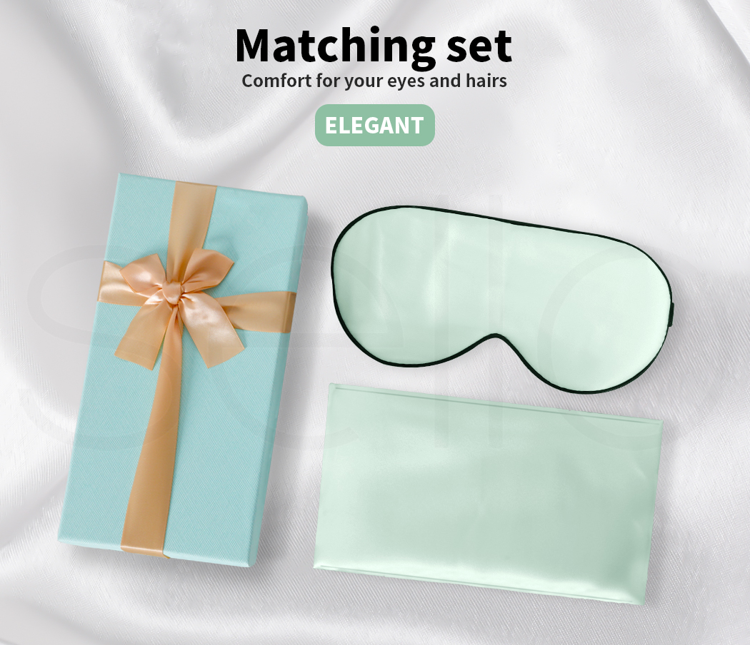 Dreamz Silk Pillow Case 100 Mulberry Slip Eye Mask Set Both Sided 25 Momme Gift eBay