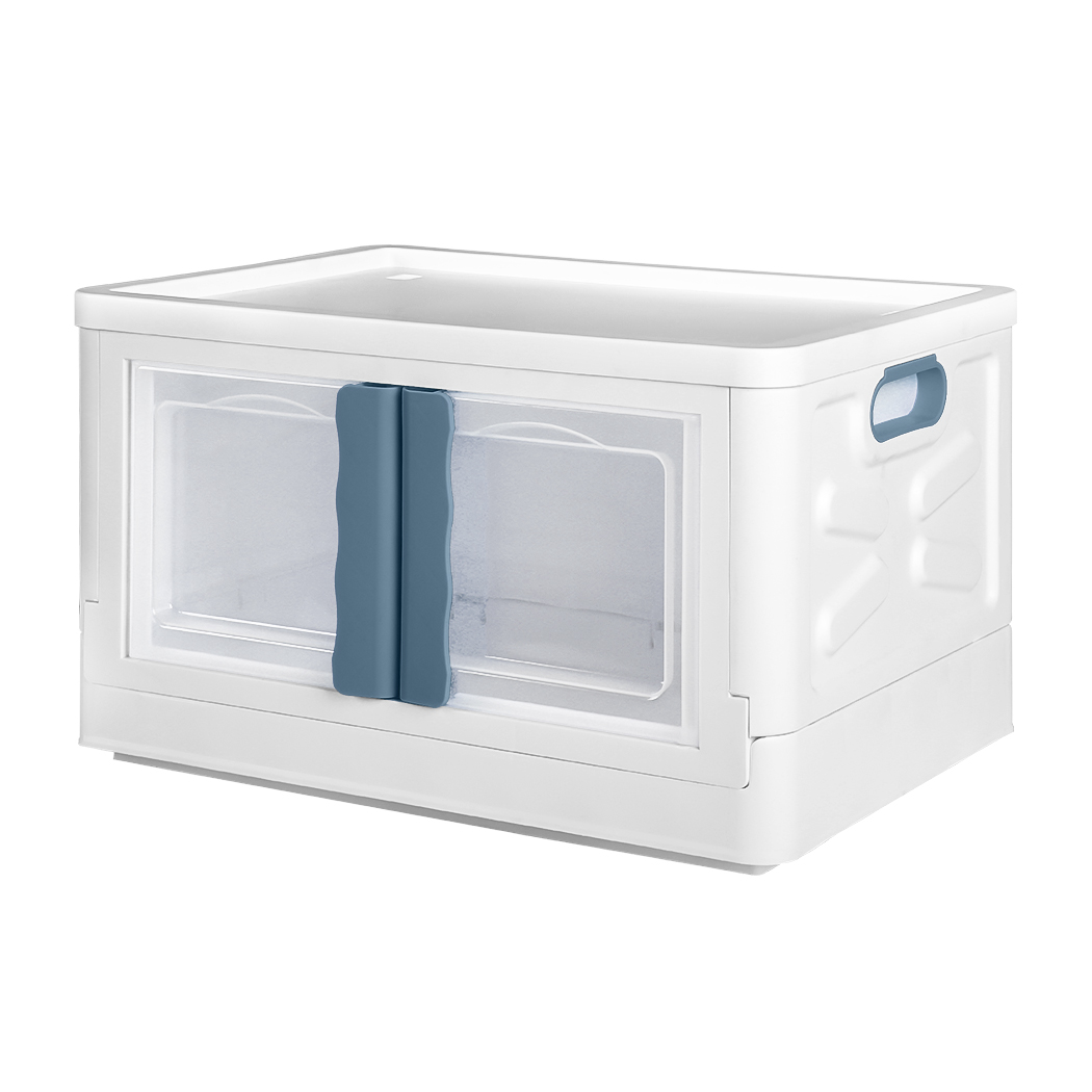 Storage Containers Box Stackable Toy Food Organiser Large Foldable Lid 45/85L - Picture 12 of 87
