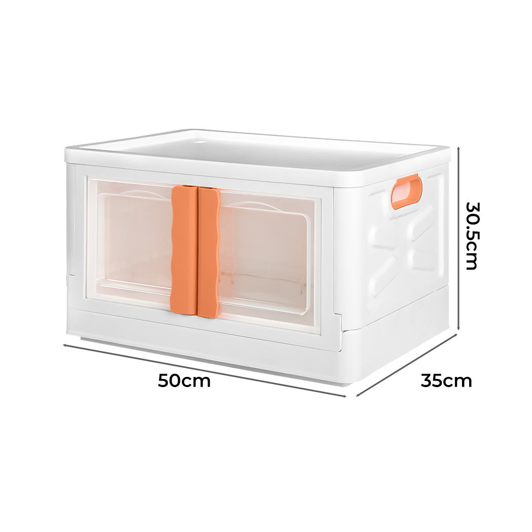 Storage Containers Box Stackable Toy Food Organiser Large Foldable Lid 45/85L - Picture 25 of 95