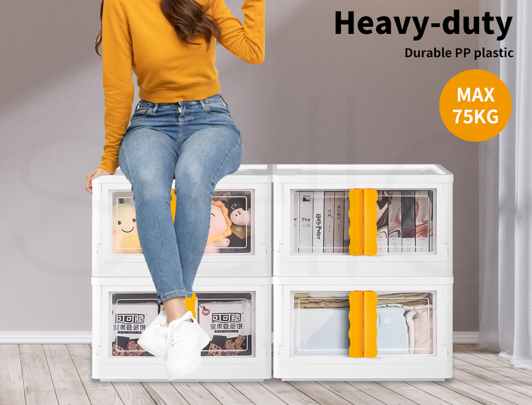 Storage Containers Box Stackable Toy Food Organiser Large Foldable Lid 45/85L - Picture 45 of 95