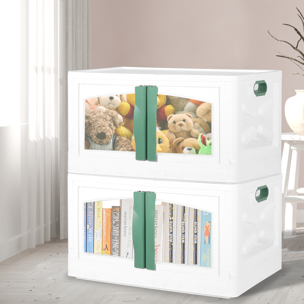 Storage Containers Box Stackable Toy Food Organiser Large Foldable Lid 45/85L - Picture 60 of 95