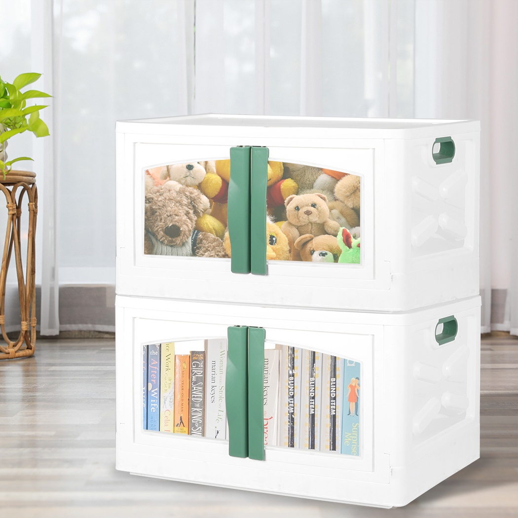 Storage Containers Box Stackable Toy Food Organiser Large Foldable Lid 45/85L - Picture 60 of 94