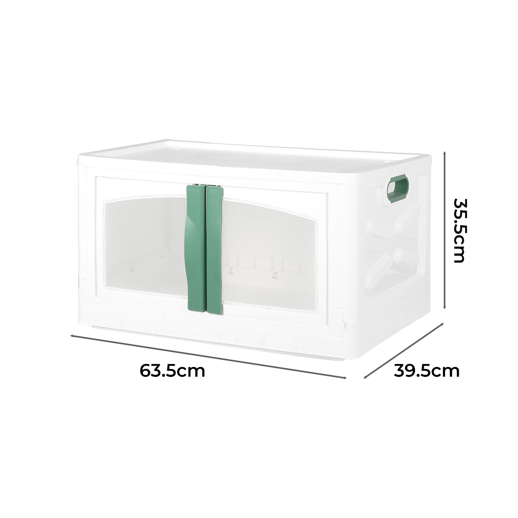 Storage Containers Box Stackable Toy Food Organiser Large Foldable Lid 45/85L - Picture 61 of 95