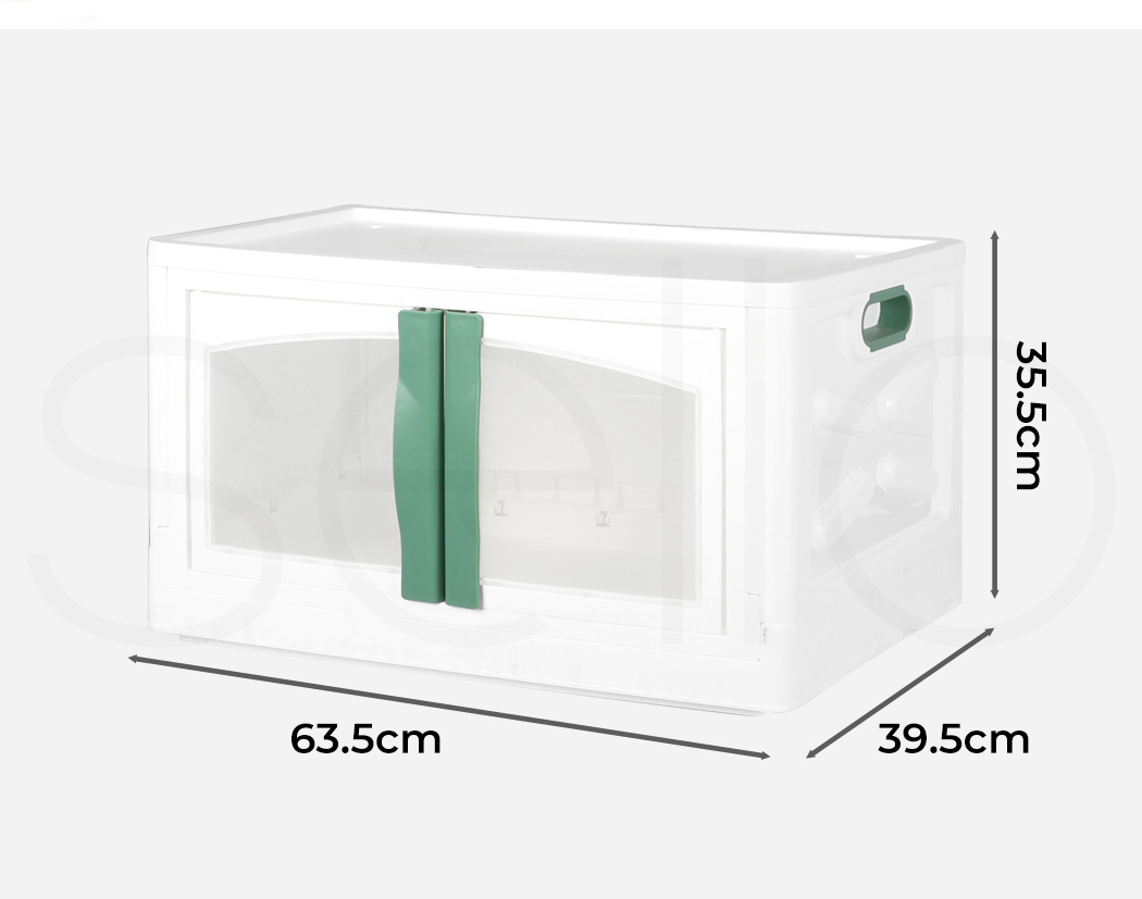 Storage Containers Box Stackable Toy Food Organiser Large Foldable Lid 45/85L - Picture 71 of 95