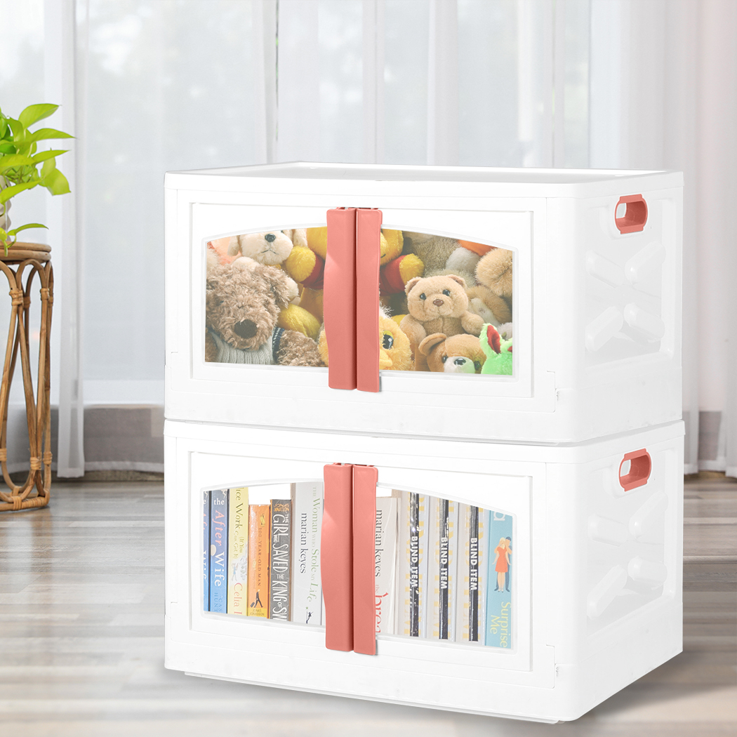 Storage Containers Box Stackable Toy Food Organiser Large Foldable Lid 45/85L - Picture 84 of 94