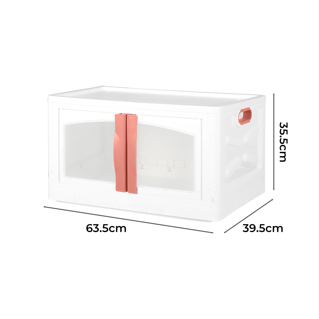 Storage Containers Box Stackable Toy Food Organiser Large Foldable Lid 45/85L - Picture 85 of 95
