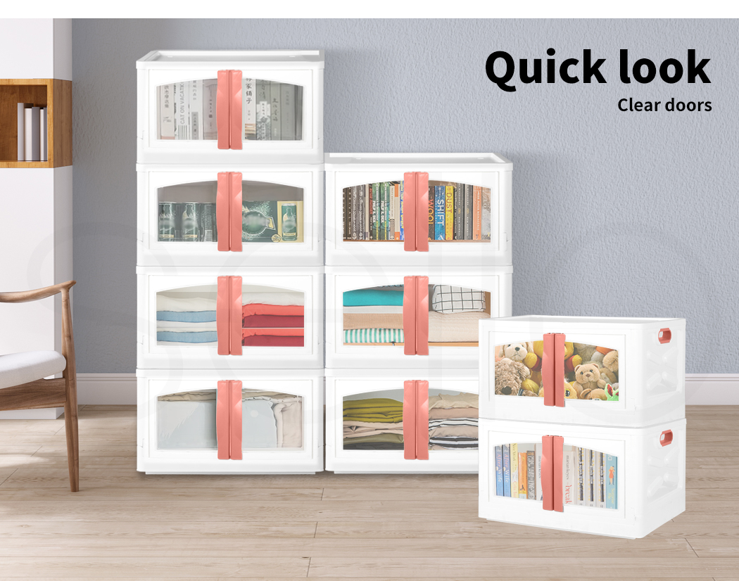 Storage Containers Box Stackable Toy Food Organiser Large Foldable Lid 45/85L - Picture 92 of 95