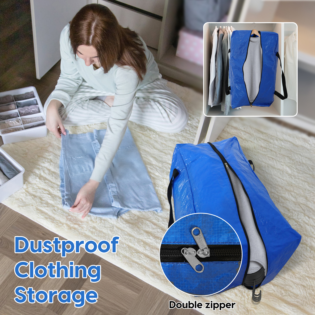 Moving Storage Bag Heavy Duty 2/4/6 Large Waterproof Backpack Strap House Travel - Picture 16 of 44