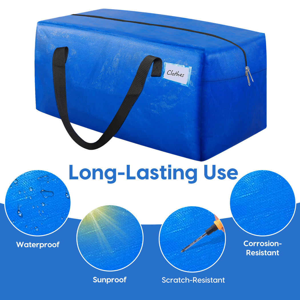 Moving Storage Bag Heavy Duty 2/4/6 Large Waterproof Backpack Strap House Travel - Picture 19 of 44