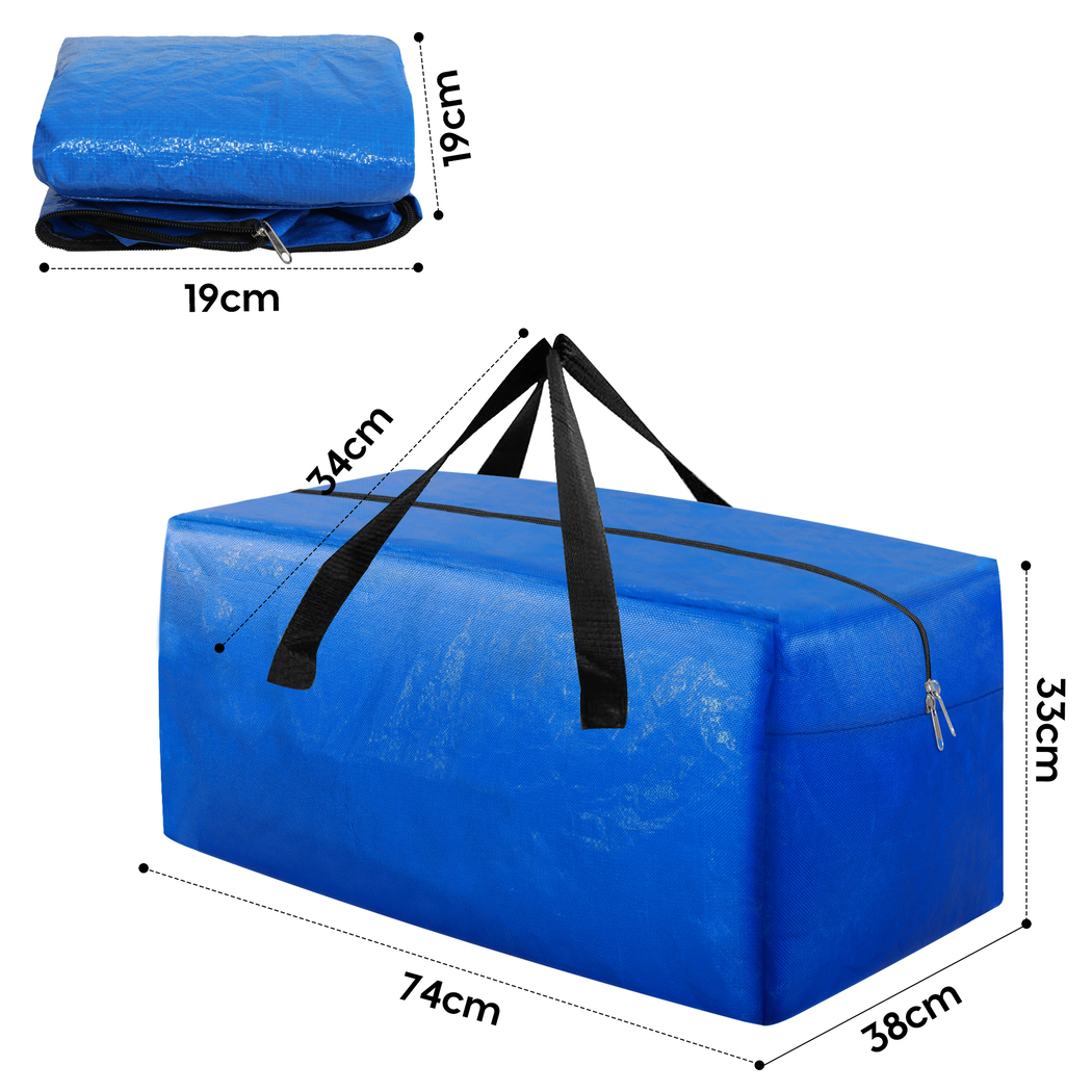 Moving Storage Bag Heavy Duty 2/4/6 Large Waterproof Backpack Strap House Travel - Picture 21 of 44