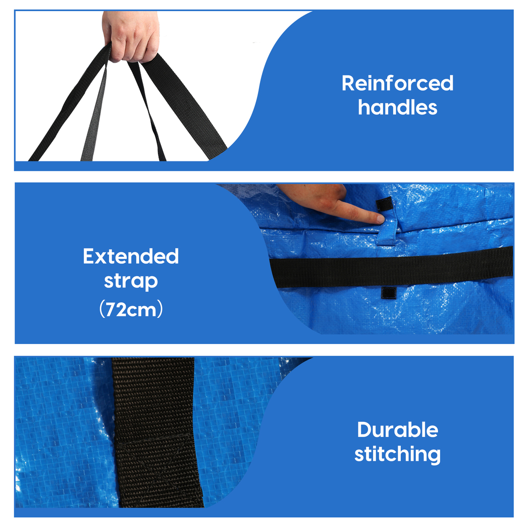 Moving Storage Bag Heavy Duty 2/4/6 Large Waterproof Backpack Strap House Travel - Picture 40 of 44