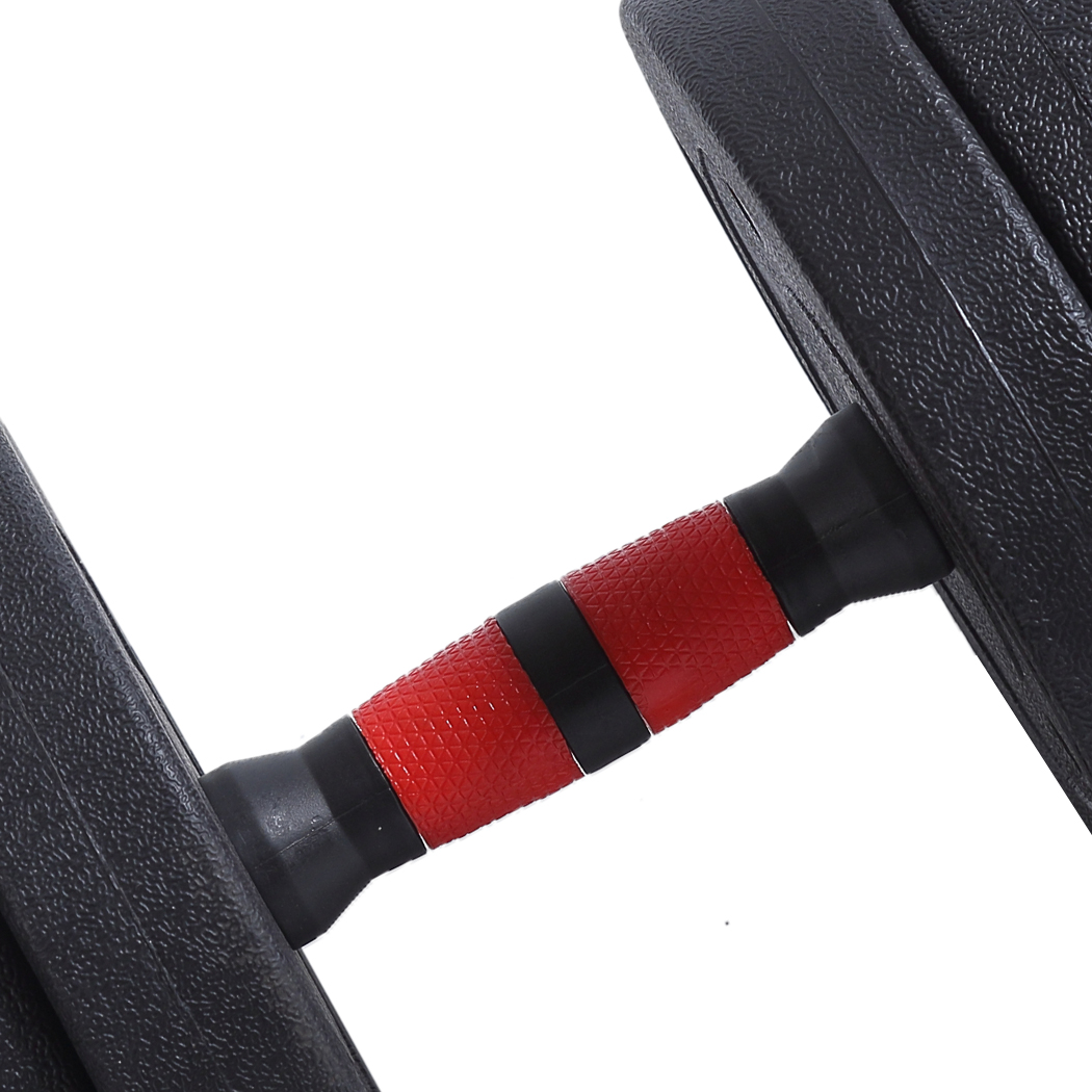 Centra Dumbbells Barbell Set 40KG Adjustable Weight Plates Home Gym Exercise