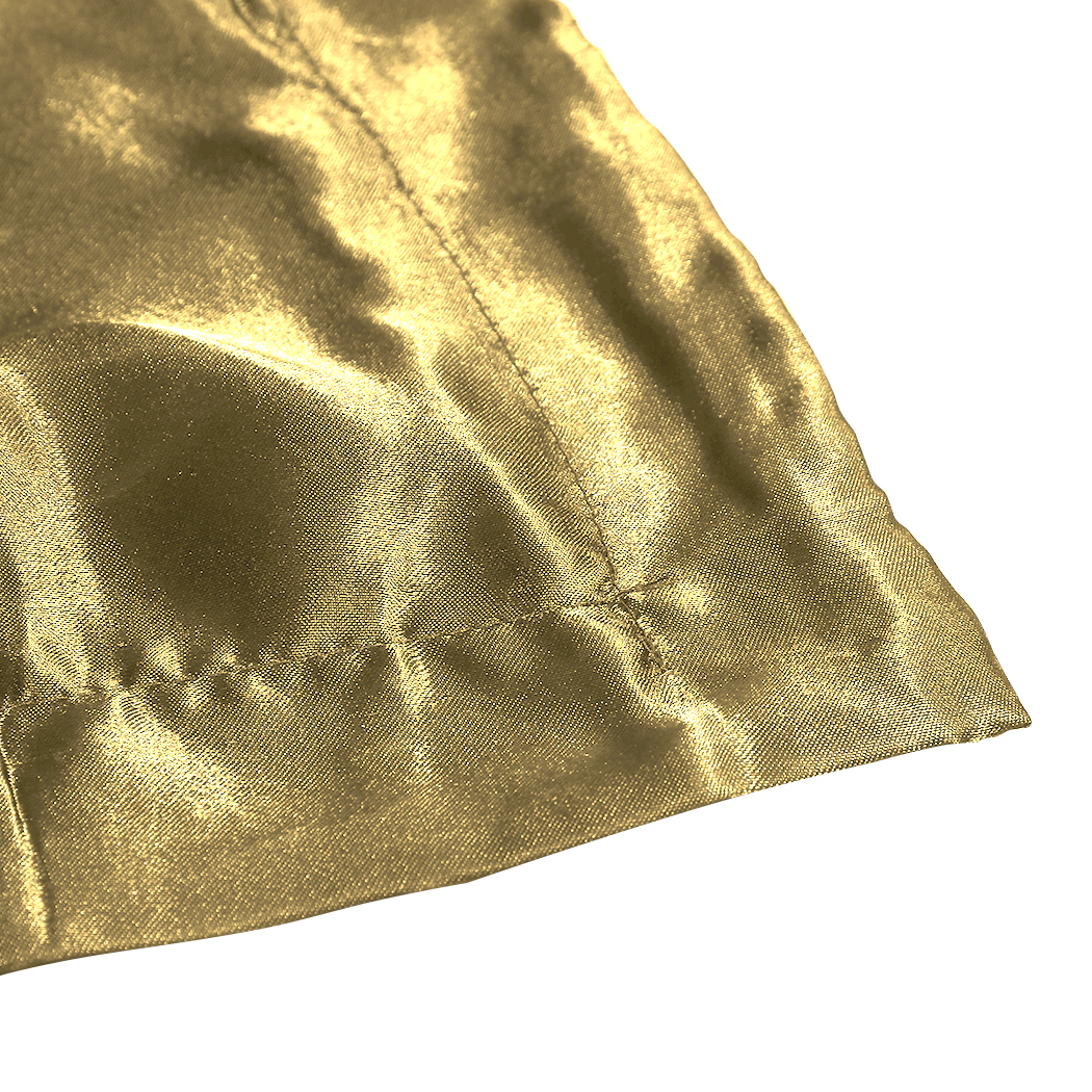 DreamZ Silk Satin Quilt Duvet Cover Set in King Size in Ivory Colour