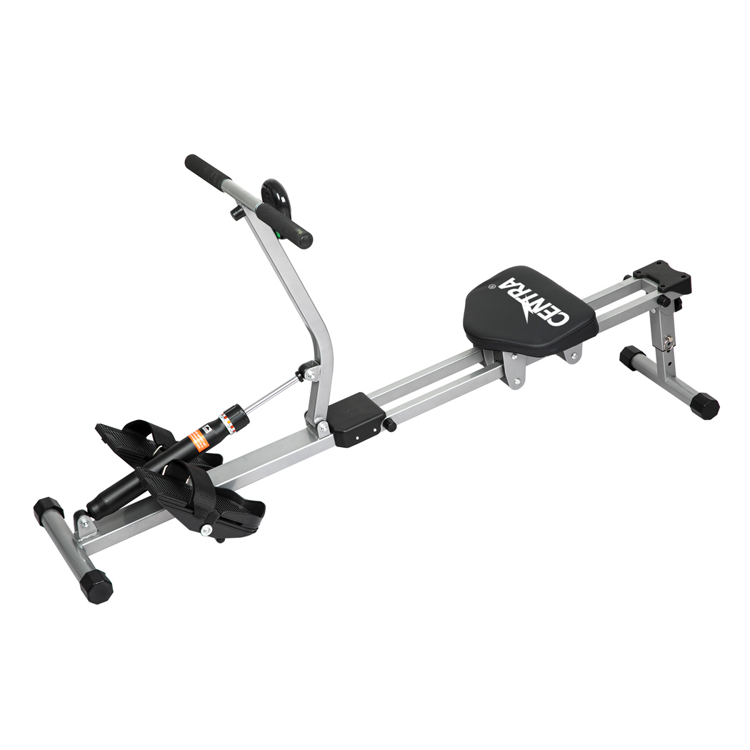 TopSellers-Hydraulic Rowing Machine - 12 Levels for Full Body Cardio Fitness