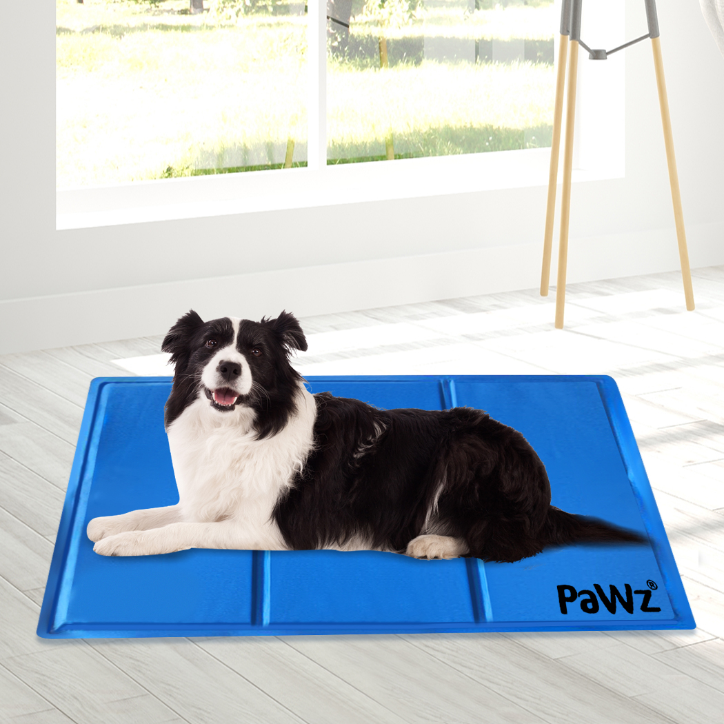 PaWz Pet Cooling Mat Gel Mats Bed Cool Pad Puppy Cat Non-Toxic Beds 90x50cm