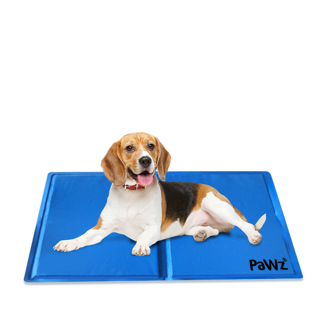 TopSellers-Pet Cooling Mat Blue - Large Self Cooling & Waterproof for 80kg