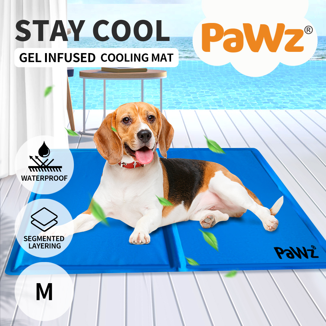 PAWZ Pet Cooling Mat GEL Mats Bed Cool Pad Puppy Cat Nontoxic Beds
