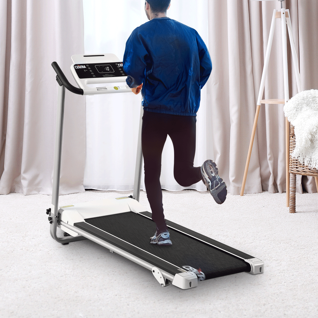 Centra Electric Treadmill Ultra Thin Fold Flat Home Gym Exercise Machine Fitness
