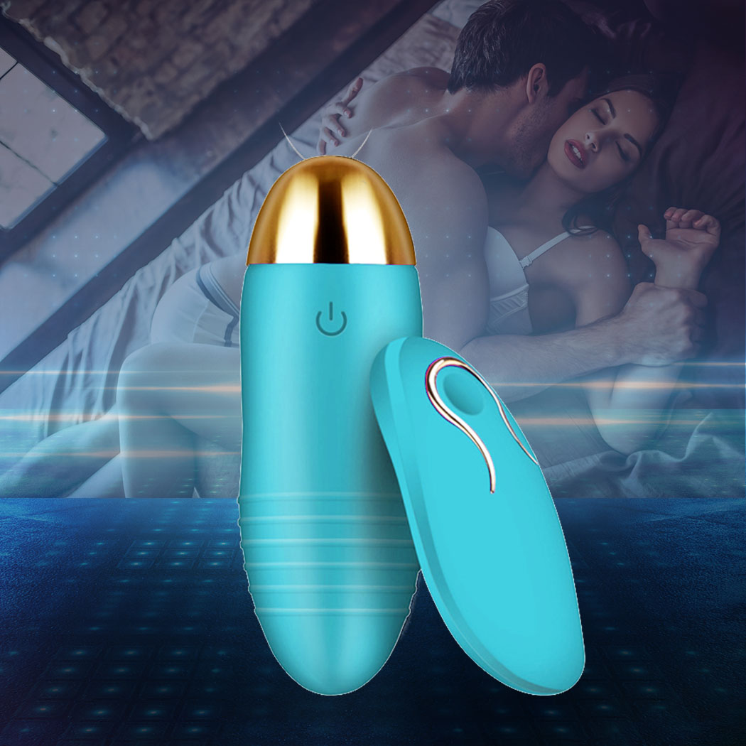 Urway Vibrator USB Love Egg Sex Adult Toy Wireless Remote Control Bullet Blue