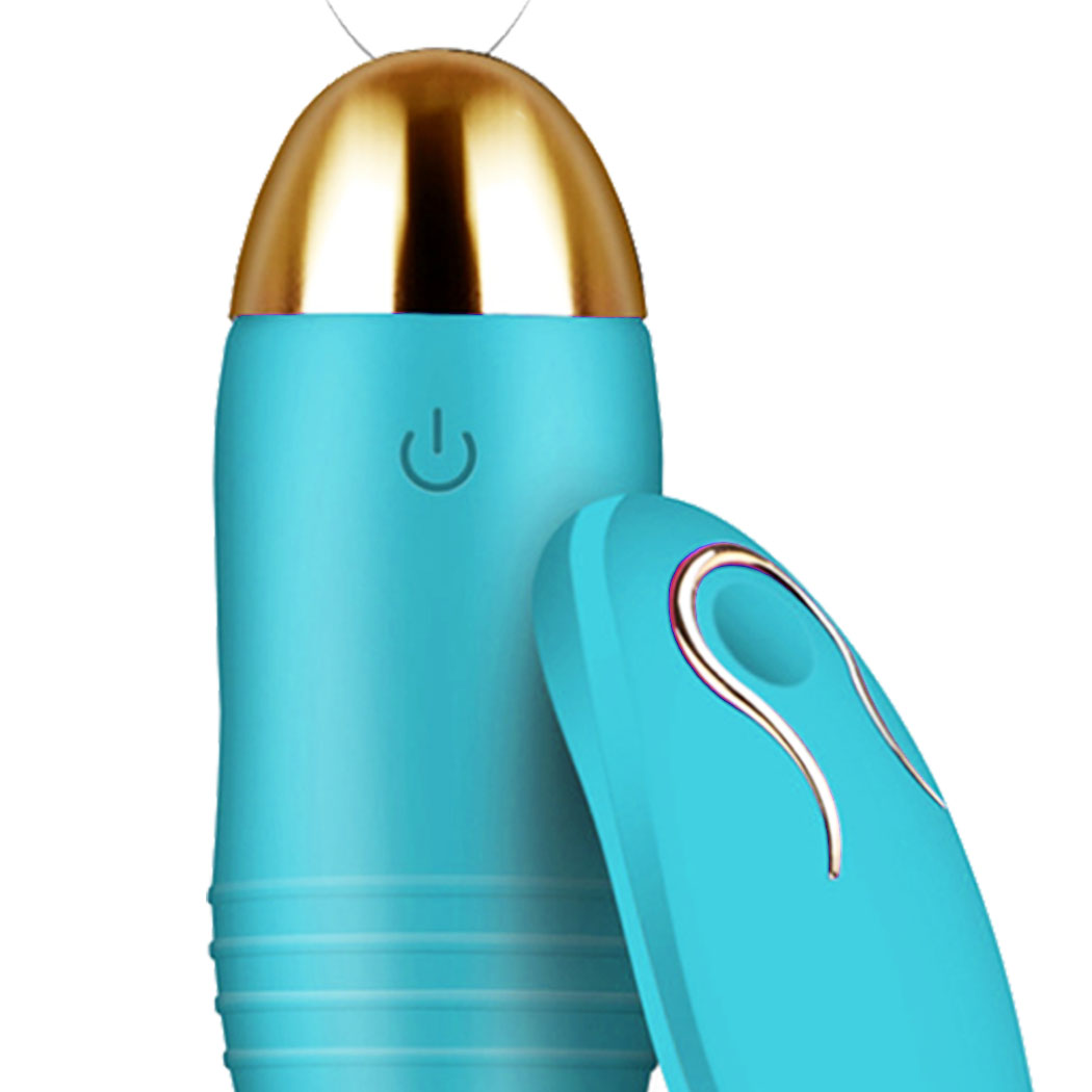 Urway Vibrator USB Love Egg Sex Adult Toy Wireless Remote Control Bullet Blue