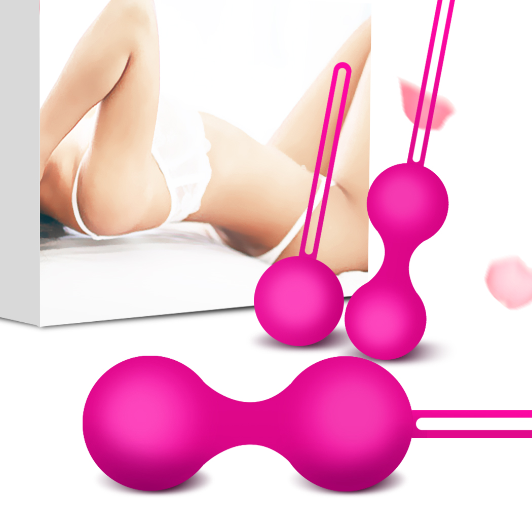 Urway 3 Pcs Kegel Love Balls Exercise Personal Massager Pelvic Floor Sex Toys