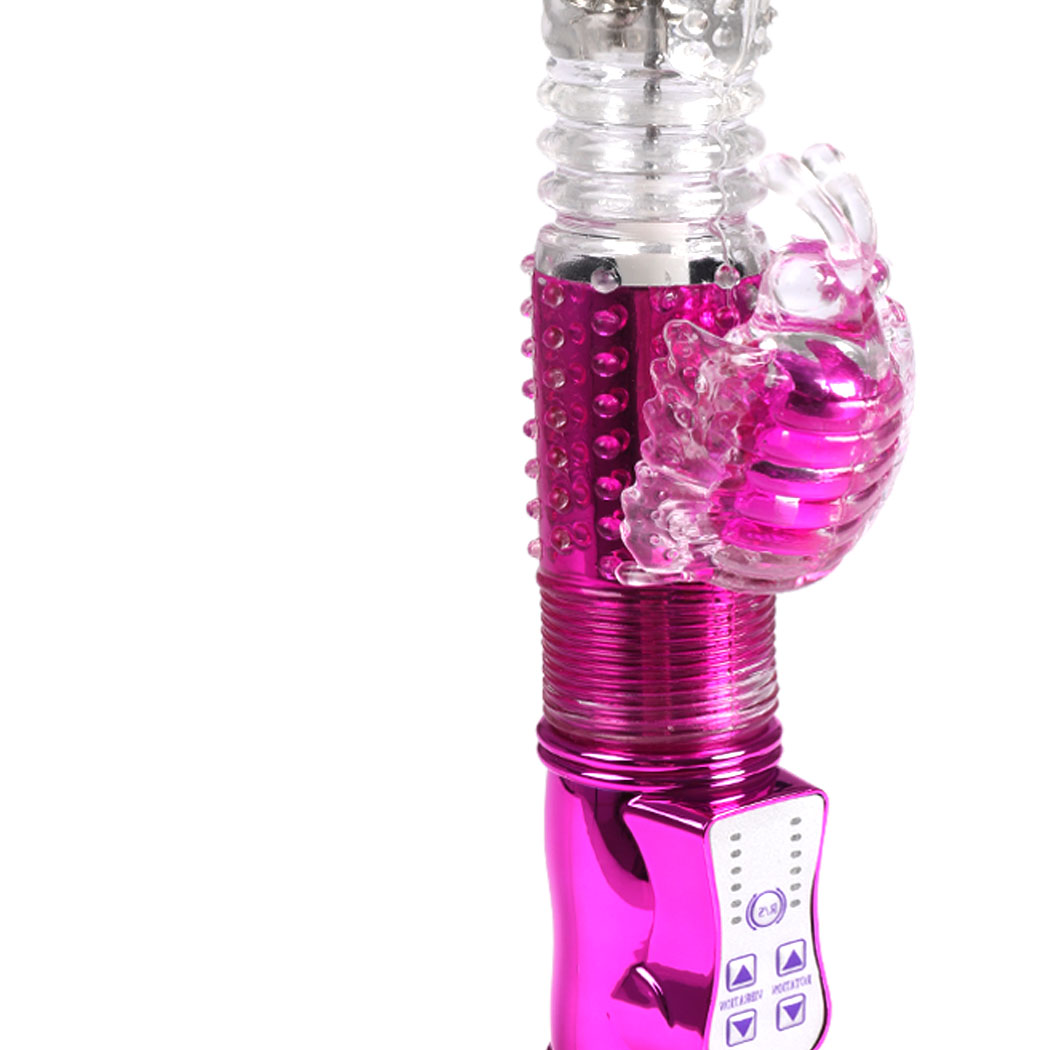 Urway Rabbit Vibrator Dildo G-spot Multispeed Massager Adult Female Sex Toy Pink