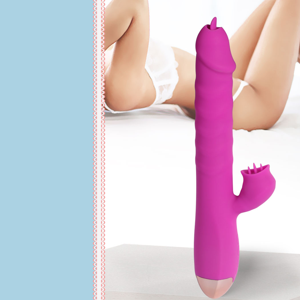 Urway Rabbit Vibrator Licking Tongue G-Spot Dildo Clit Thrusting Sex Toys Adults