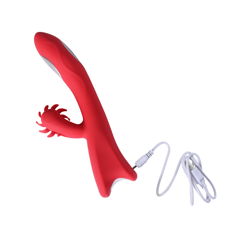 Urway Vibrator Tongue Licking Sex Toy GSpot Oral USB Clit Multispeed Massager