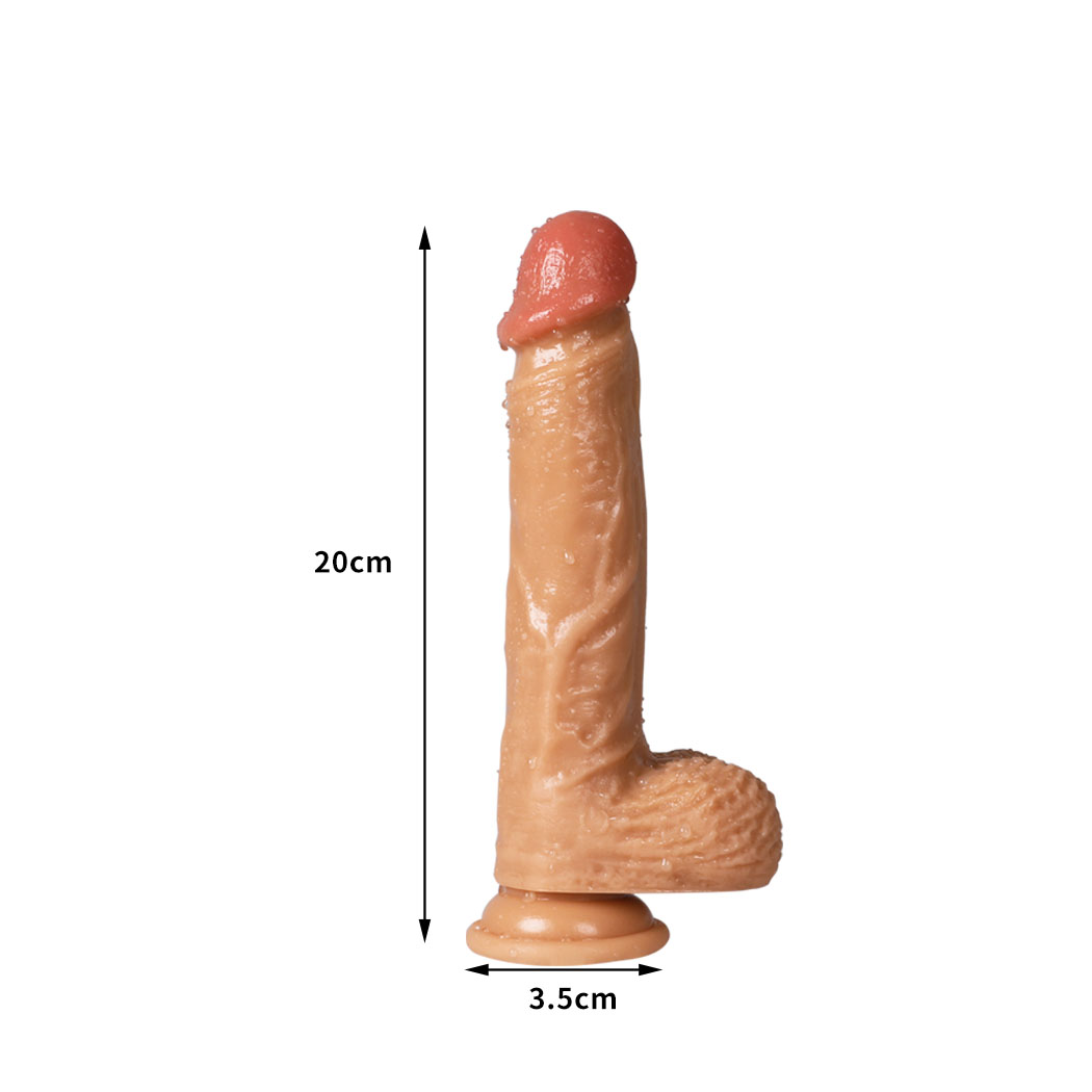 Urway M Dildo Dong Penis Cock Bending Realistic Suction Cup Adult Women Sex Toys