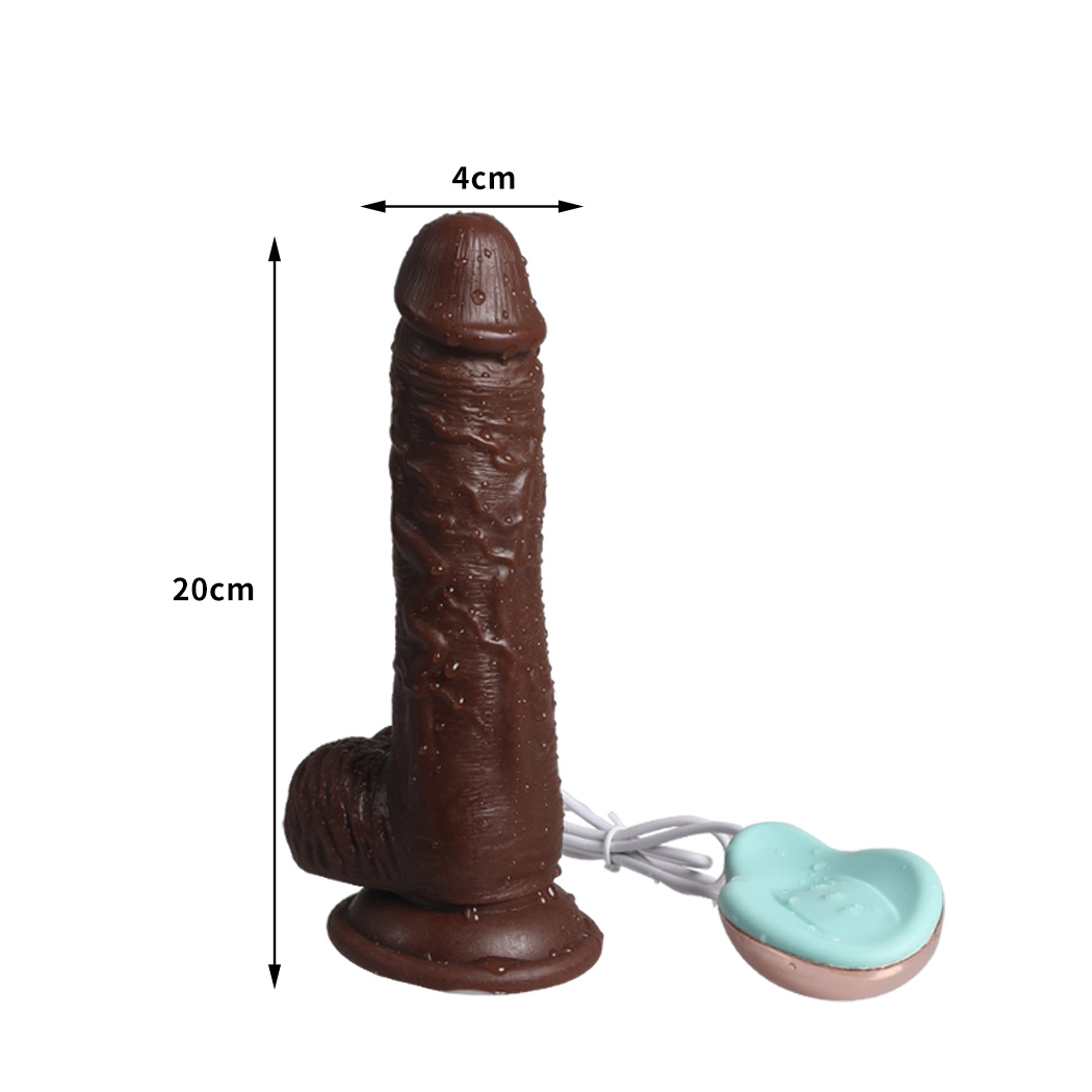 Urway Vibrator Dildo Heating Rotating Dong Penis Cock Suction Cup Adult Sex Toy