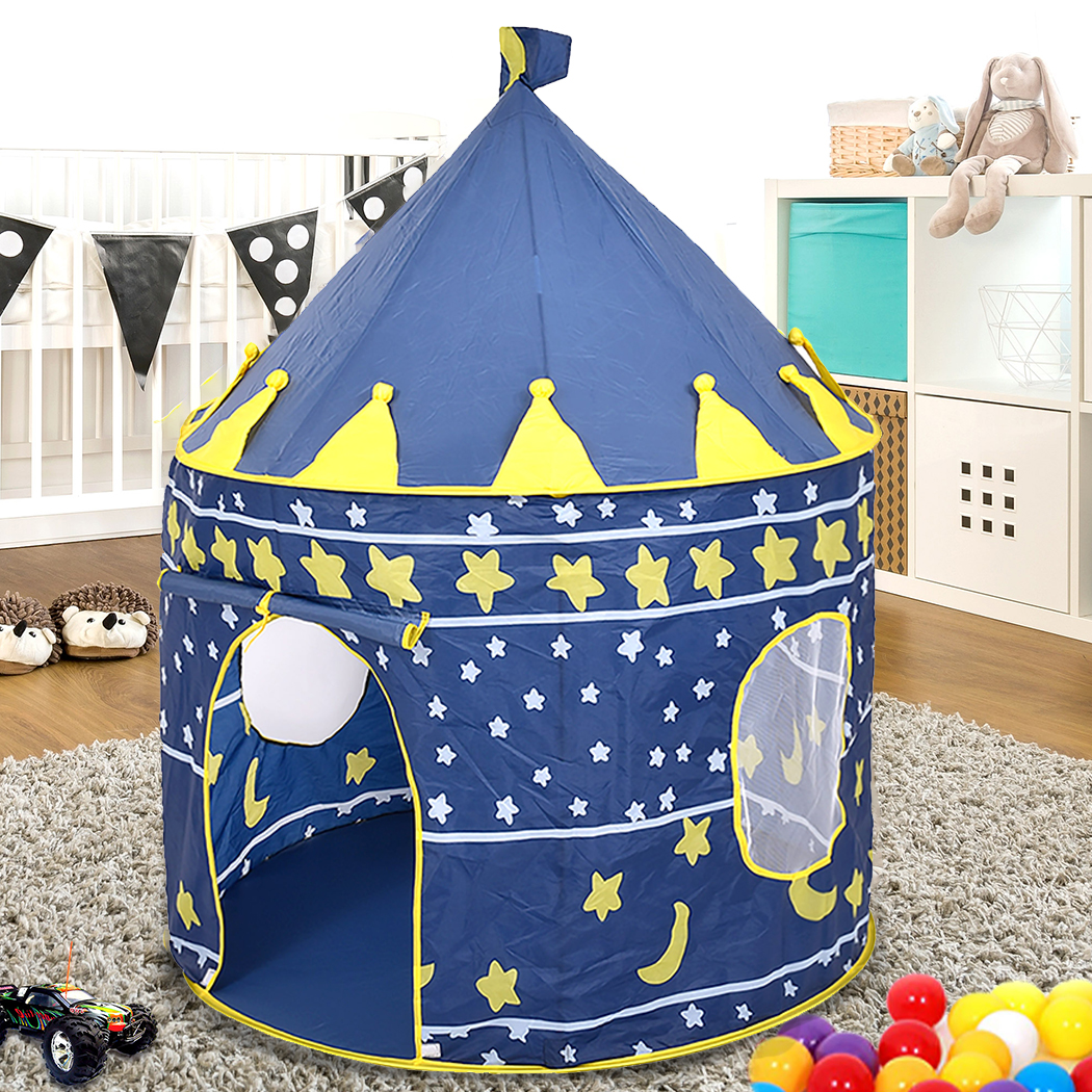 BoPeep Kids Children Pop Up Play Tent Prince Castle Kid Playhouse Party Gift