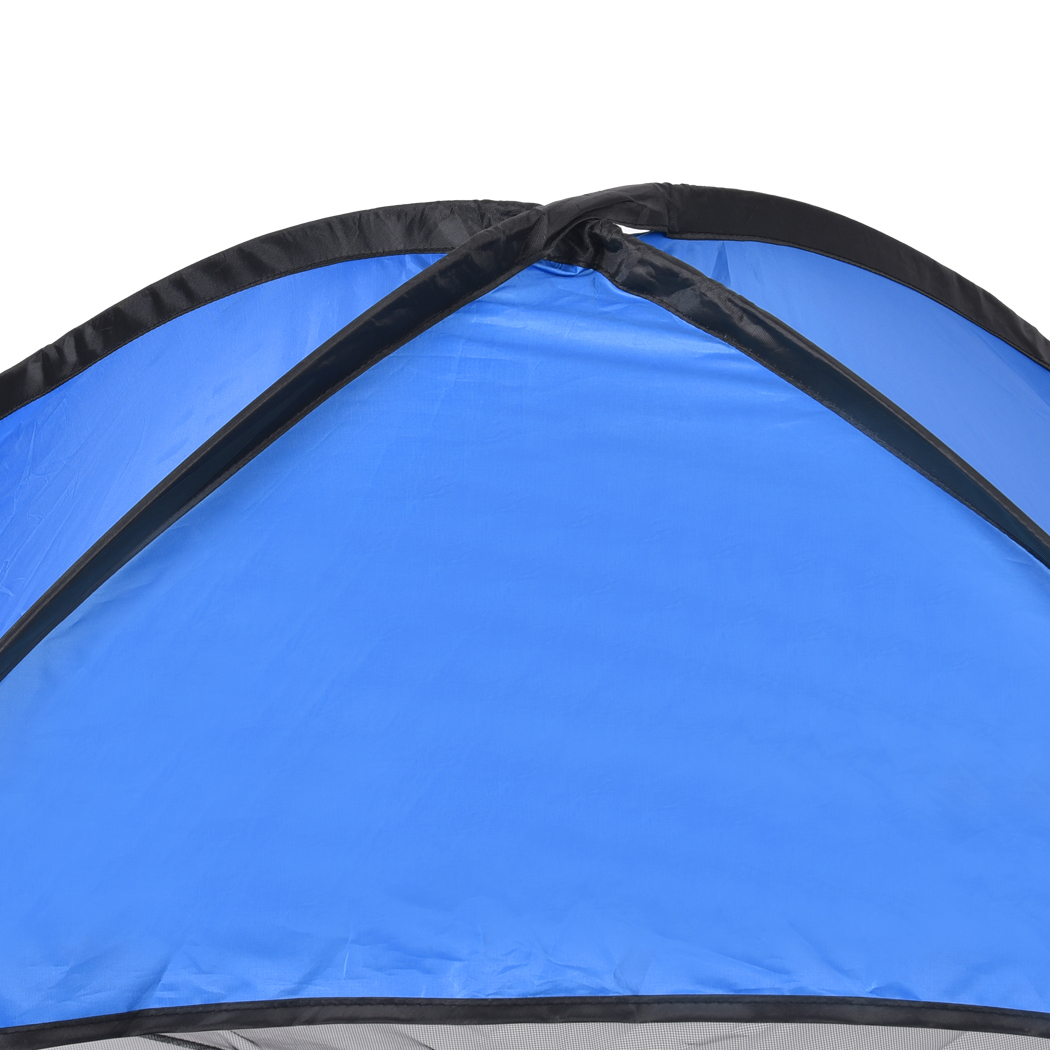 Mountview Pop Up Beach Tent Caming Portable Shelter Shade 2 Person Tents Blue