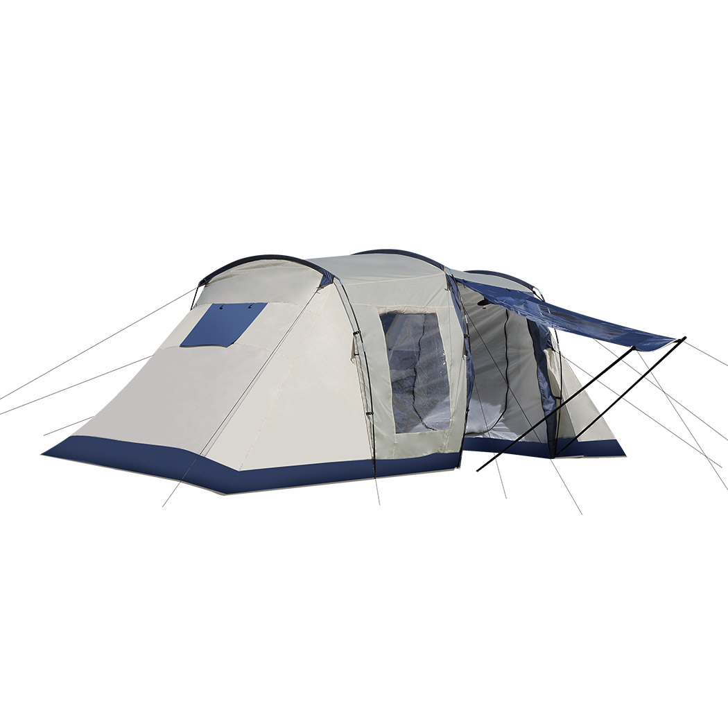 TopSellers-Large Family Camping Tent - 6-8 Person Waterproof & Easy Setup