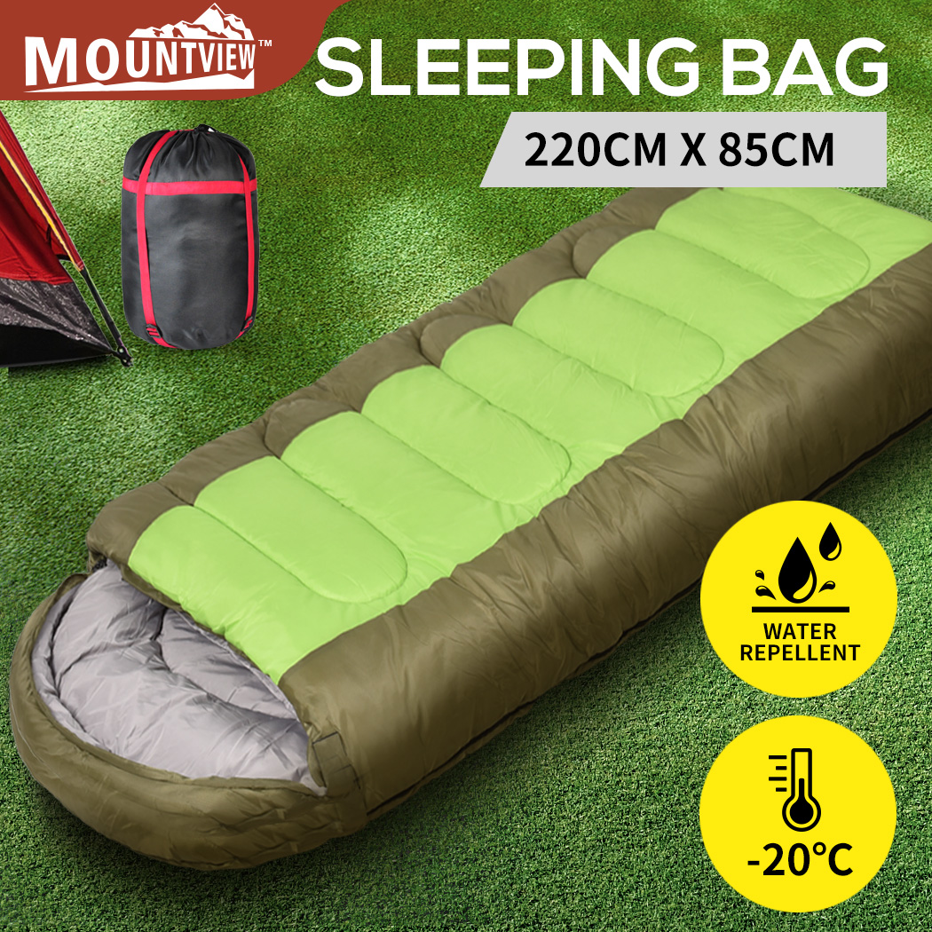 thumbnail 25  - Mountview Sleeping Bag Outdoor Camping Single Bags Hiking Thermal -20℃ Winter