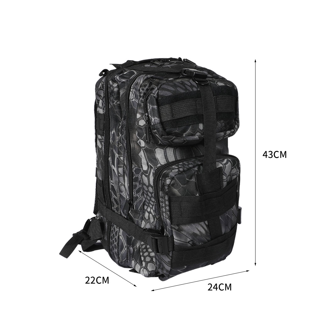 Slimbridge 30L Military Tactical Backpack Rucksack Hiking Camping Outdoor Army