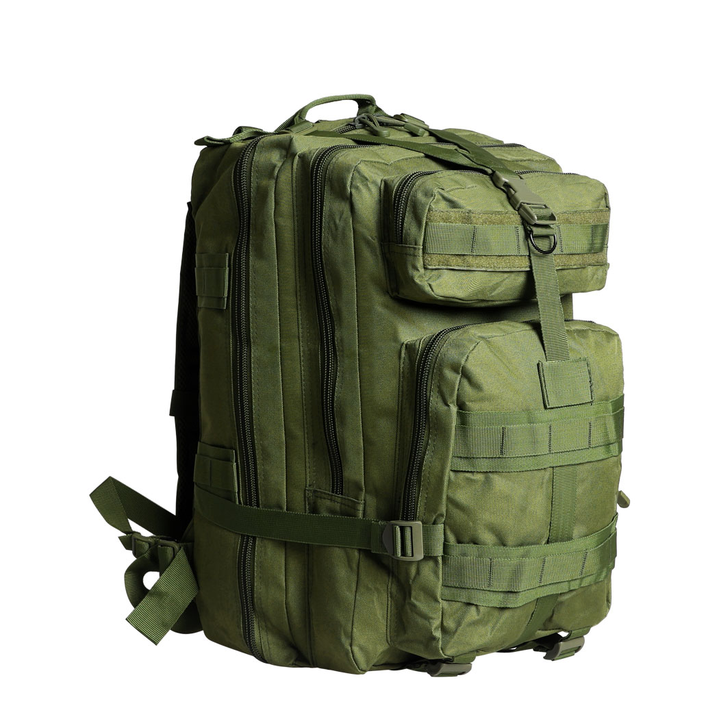 TopSellers-Military Tactical Backpack - 40L Waterproof Army Green Gear