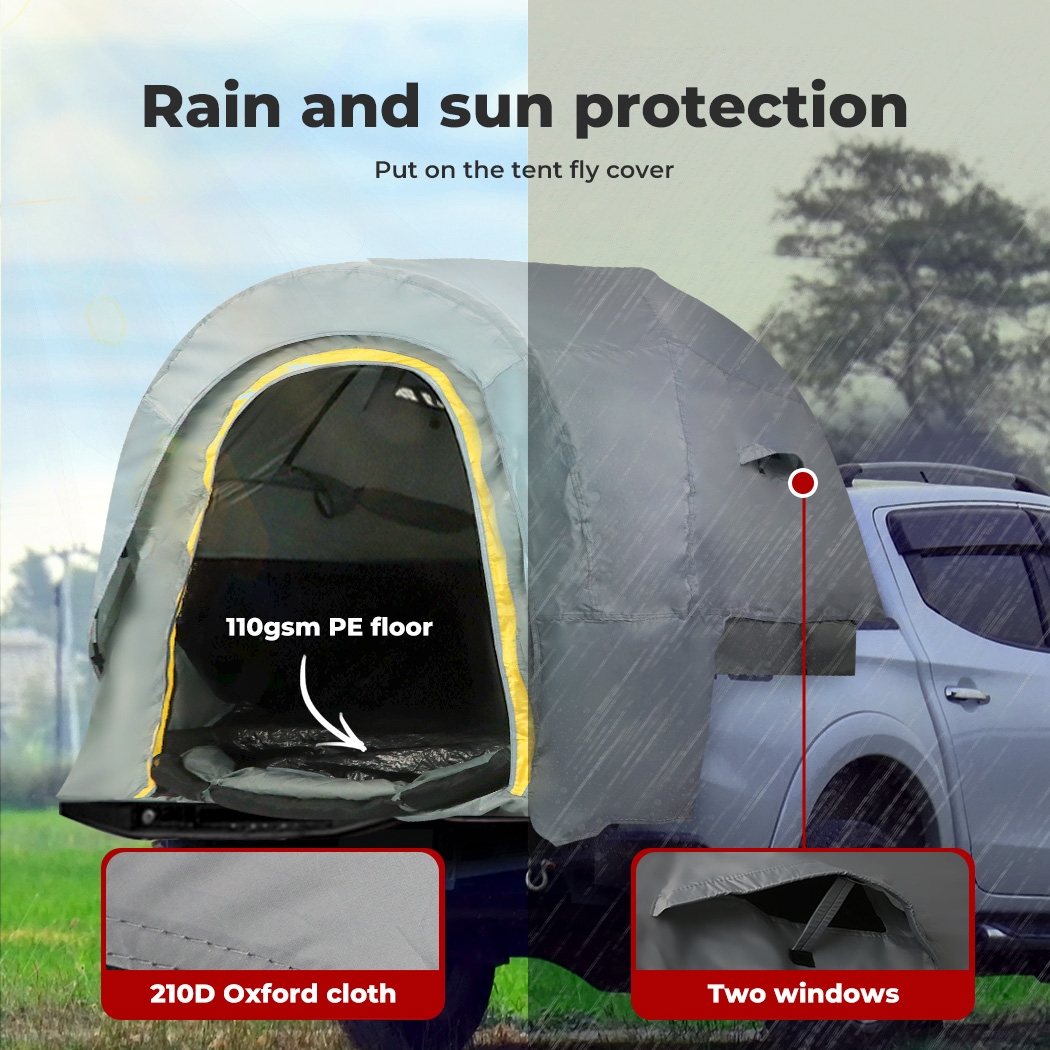 Waterproof Camping Tents SUV Car Rear Tent 4 Person Truck Bed Outdoor Docking - Picture 27 of 48