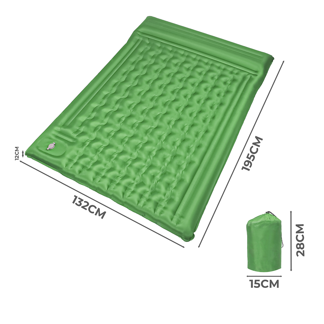 Mountview Self Inflating Mattress Sleeping Pad Camping Air Bed Mat Pillow Bag - Picture 23 of 36