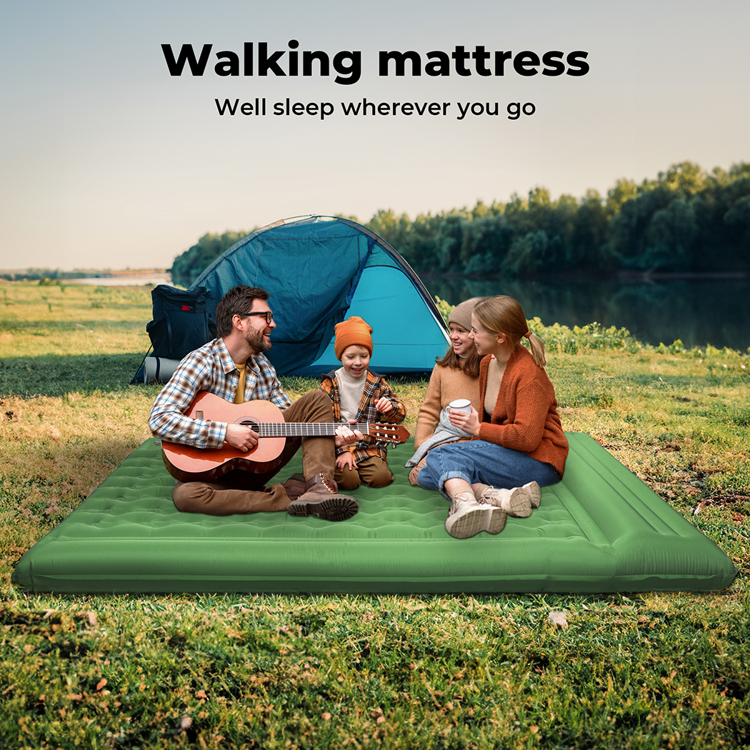 Mountview Self Inflating Mattress Sleeping Pad Camping Air Bed Mat Pillow Bag - Picture 14 of 36