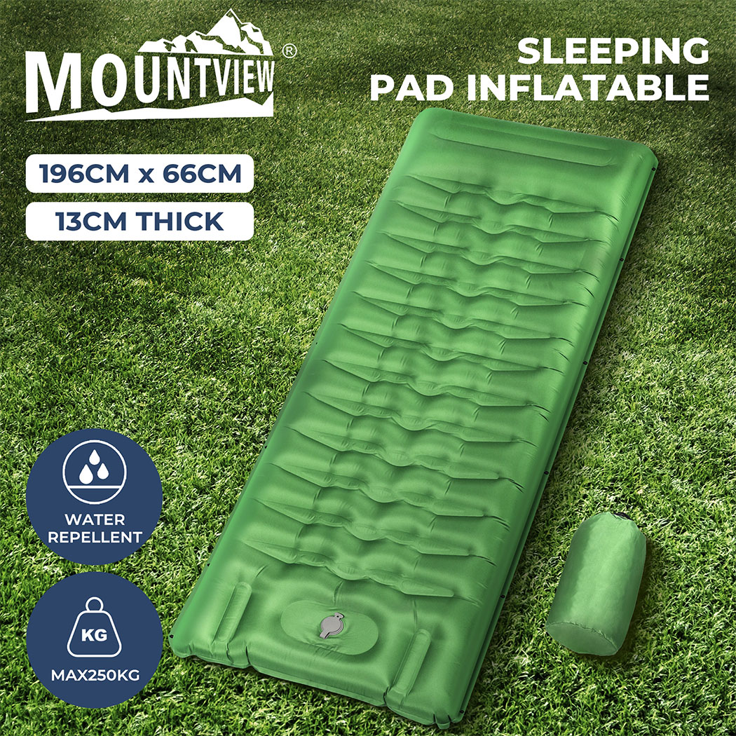 Mountview Self Inflating Mattress Sleeping Pad Camping Air Bed Mat Pillow Bag - Picture 25 of 36