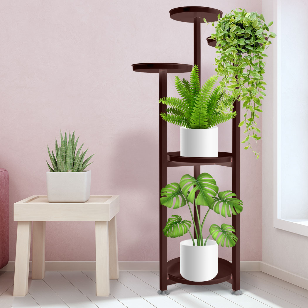 Levede Plant Stand Outdoor Indoor Flower Pots Rack Garden Shelf Home Decor 120CM