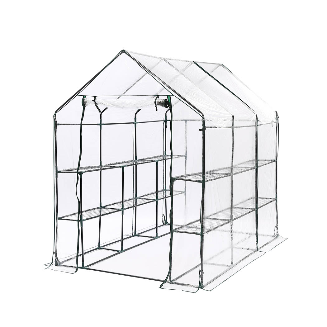 TopSellers-Walk In Greenhouse - 3 Tier Durable UV Resistant PVC