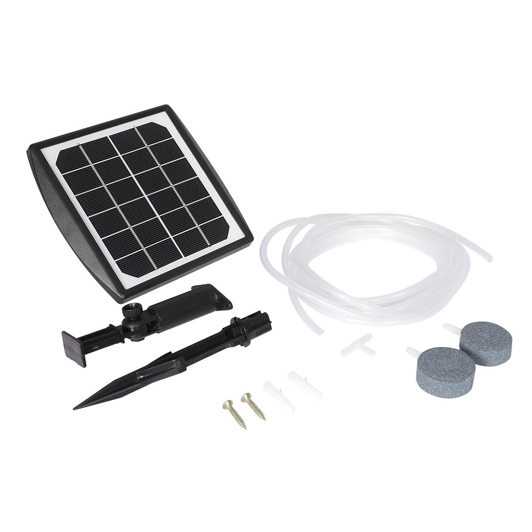 TopSellers-Solar Air Pump - Eco Friendly 6V 2W Pond Aerator Oxygenator