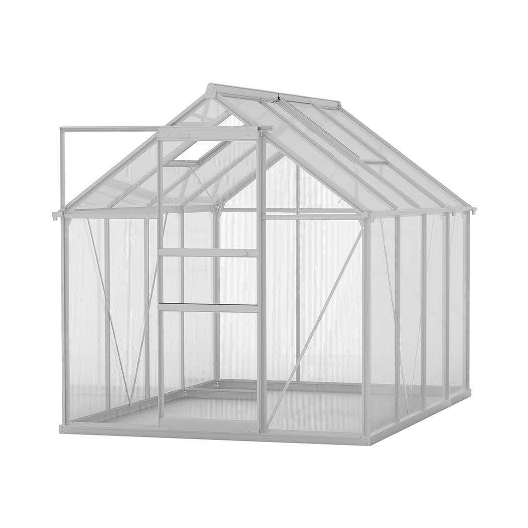 TopSellers-Aluminium Walk In Greenhouse - Grow Herbs & Plants Easily